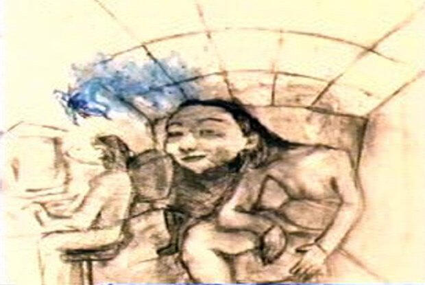 Still from "PedantPhilia" with butterfly