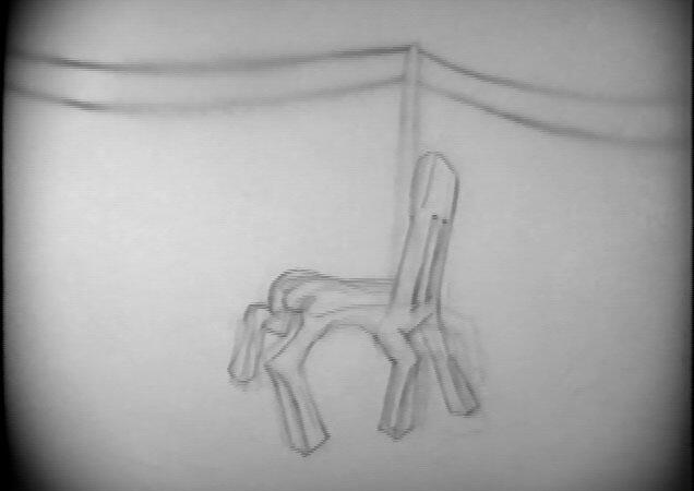 Walking chair, four legged walk for Vancouver Film School