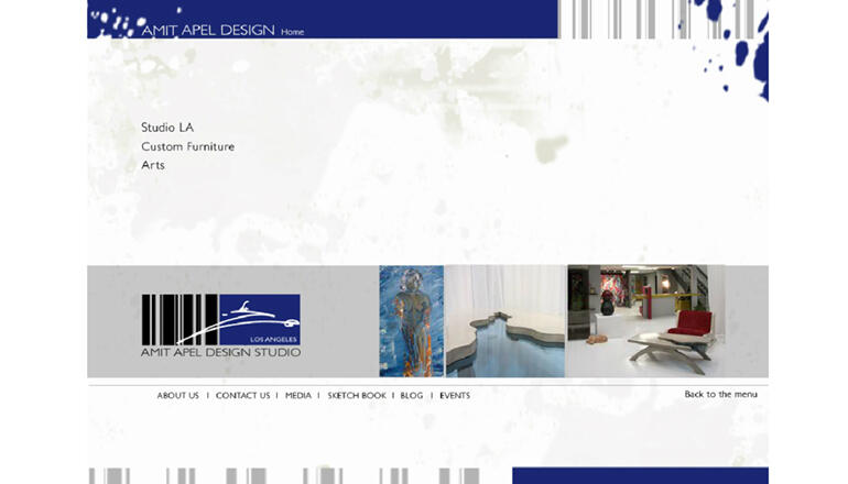 Amit Apel Design flash website