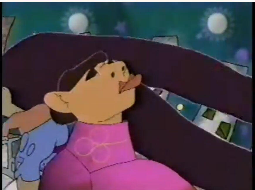 Hung Moon, VFS 2000 looking up at moon